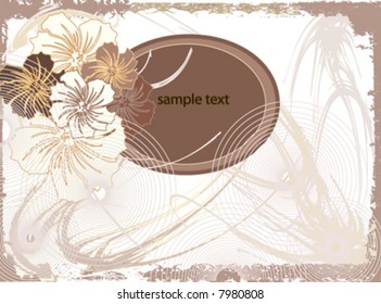 vector floral background
