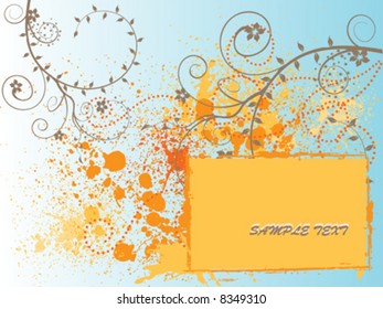 vector floral background