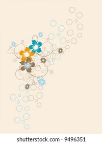 vector floral background