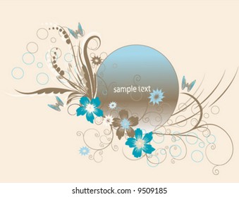 vector floral background