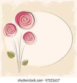 vector floral background