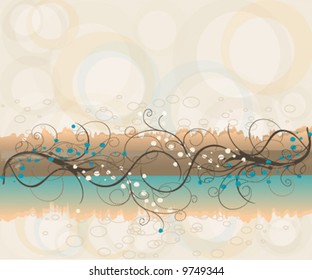 vector floral background