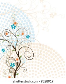 vector floral background