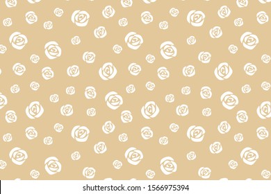 Vector floral background with beautiful roses. 