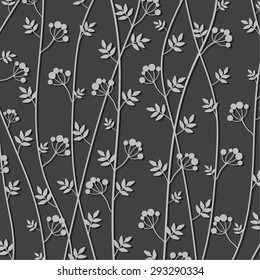 Vector floral background. Decoration for invitation cards. Vector illustration. 