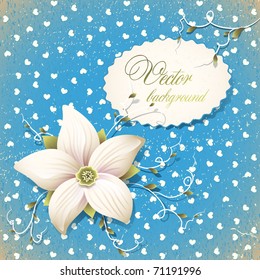 Vector Floral background for design