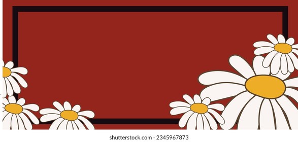 vector floral background design .Vector abstract background texture design, bright poster, banner yellow background, Horizontal white banner or floral backdrop decorated