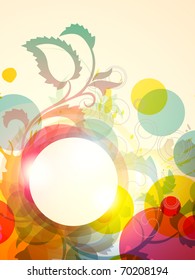 vector floral background design artwork