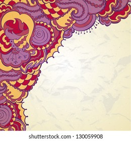 Vector floral background design element