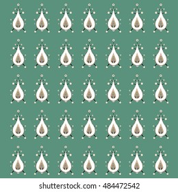Vector floral background. Design for poster or apparel.