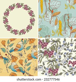 Vector floral background. Flower element for design.