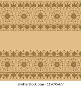 vector  floral  background with lace for design