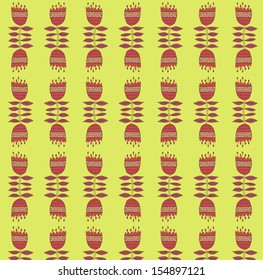  Vector floral background, pattern