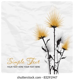 Vector floral background with place for your text.