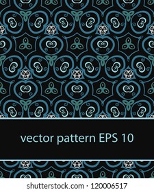 vector floral background seamless pattern