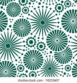 Vector floral background Seamless pattern