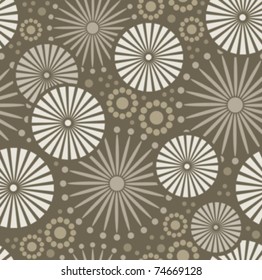 vector floral background seamless pattern