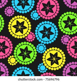 vector floral background  seamless pattern