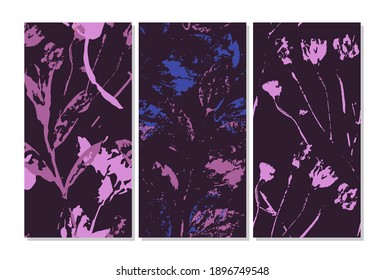 Vector floral background texture design. Seamless pattern