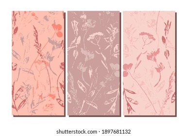  Vector floral background texture design. Seamless pattern