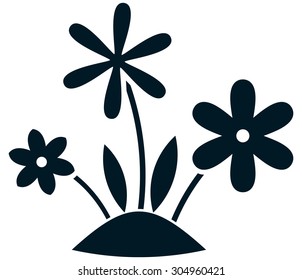 Vector floral background - Wild Flowers