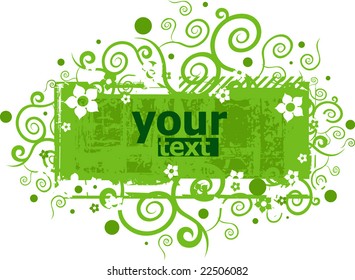 vector floral background so you can add your own images 8