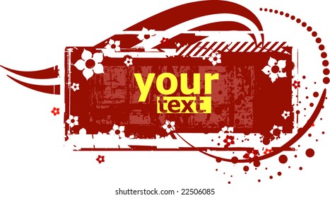 vector floral background so you can add your own images 7