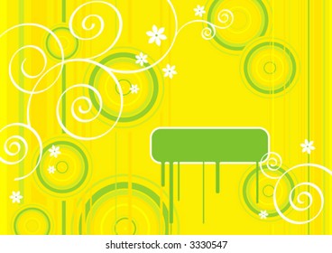 Vector Floral Background. You'll find more similar images in my portfolio