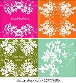 vector floral backgrounds