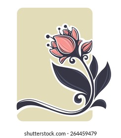 vector floral banner