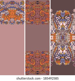 Vector floral banners