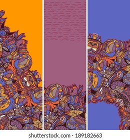 Vector floral banners 