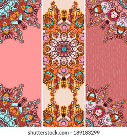 Vector floral banners 