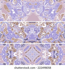 Vector floral banners
