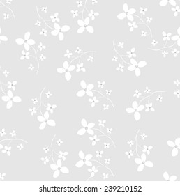 Vector Floral Black and White 