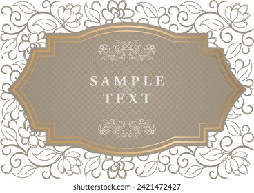Vector floral borders for wood carving and decorative steel laser cutting