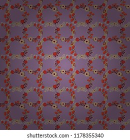 Vector floral brown, neutral and gray texture pattern. Seamless pattern can be used for wallpaper, pattern fills, printing, surface textures, fabric or textile.