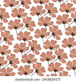 Patrón de color vectorial floral. Patrón para imprimir en tela, pancarta, afiche. Elementos de diseño de archivos vectores.