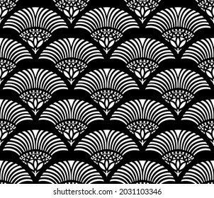 Vector floral damask pattern design