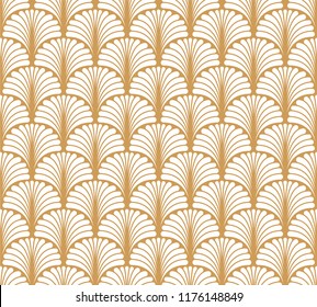 Vector floral damask seamless pattern. Elegant abstract art nouveau background. Classic flower motif texture.