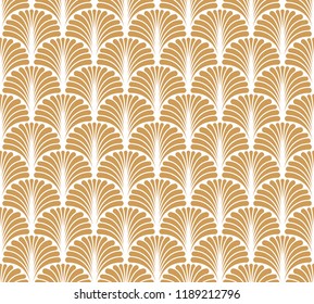 Vector floral damask seamless pattern. Elegant abstract art nouveau background. Classic flower motif texture.