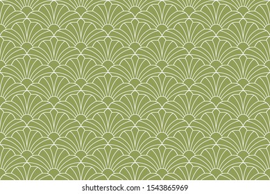 Vector floral damask seamless pattern. Elegant abstract art nouveau background. Classic flower motif texture.