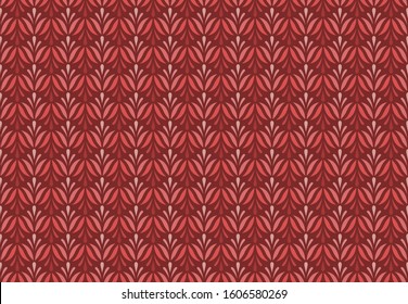 Vector floral damask seamless pattern. Elegant abstract art nouveau background. Classic flower motif texture.