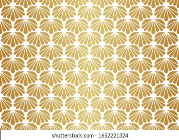 Vector floral damask seamless pattern. Elegant abstract art nouveau background. Classic flower motif texture.