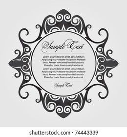 Vector floral decor