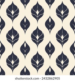 Vector Floral decor seamless pattern for backgrounds