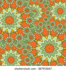 Vector floral decorative background.