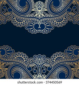 Vector floral decorative background, template frame design for card, brochure, book, business card, postcard, wedding invitation, banner.