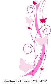 vector floral decorative design element