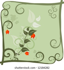 Vector floral design